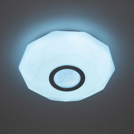 Потолочный светодиодный светильник с пультом ДУ Citilux Диамант Смарт CL713A10G, LED 13W 3000-5500K + RGB 1000lm - миниатюра 2