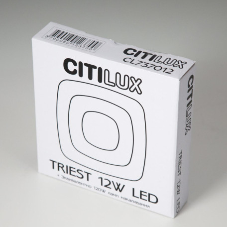 Потолочный светодиодный светильник с пультом ДУ Citilux Триестр CL737B012, LED 13W 3000-5500K 1000lm - миниатюра 11