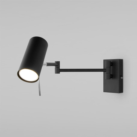 Настенный светильник с регулировкой направления света Eurosvet Lank 20166/1 черный (a060717), 1xGU10x35W