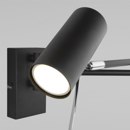 Настенный светильник с регулировкой направления света Eurosvet Lank 20166/1 черный (a060717), 1xGU10x35W - миниатюра 3