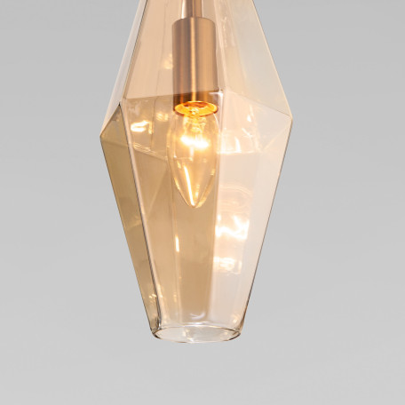 Подвесной светильник Eurosvet Prism 50236/1 янтарный (a058957), 1xE14x60W - миниатюра 4