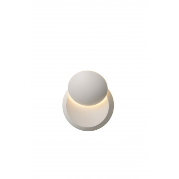 Настенный светодиодный светильник Lucide Luna 23240/04/31, IP54, LED 4W 3000K 360lm CRI80, белый, металл - миниатюра 6