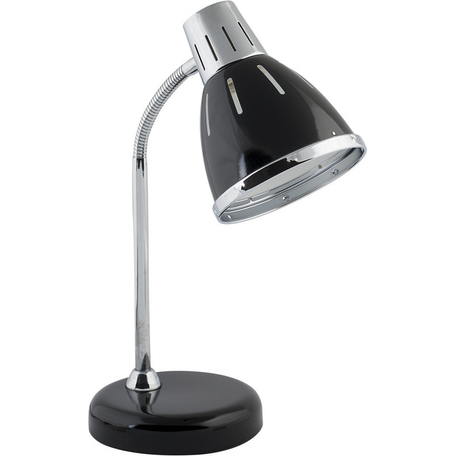 Настольная лампа Nowodvorski MEDINA 5793, 1xE27x25W, хром, черный, металл