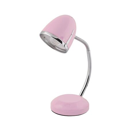 Настольная лампа Nowodvorski Pocatello 5798, 1xE27x18W, розовый с хромом, металл - миниатюра 1
