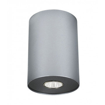 Потолочный светильник Nowodvorski Point 6005, 1xGU10x35W, серебро, серый, металл