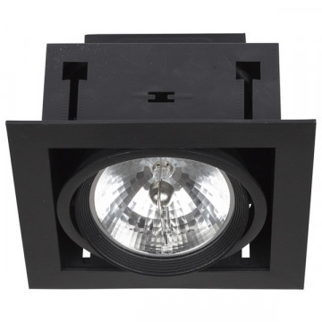 Встраиваемый светильник Nowodvorski Downlight 6303, 1xAR111x50W, черный, металл - миниатюра 3