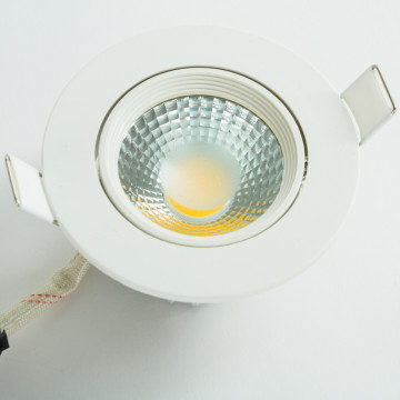 Встраиваемый светодиодный светильник Nowodvorski Downlight Cob 6971, LED 5W 3000K 380lm, белый, пластик - миниатюра 5