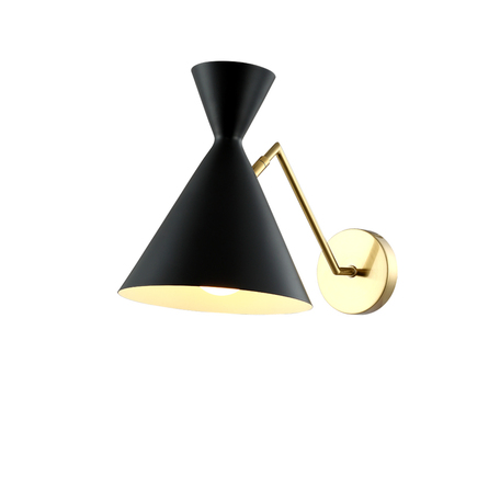 Бра Crystal Lux JOVEN AP1 GOLD/BLACK 0760/401, 1xE27x60W