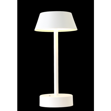 Настольная светодиодная лампа Crystal Lux SANTA LG1 WHITE 3660/501, LED 6W 3000K 120lm CRI>80