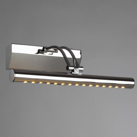 Настенный светодиодный светильник для подсветки картин Arte Lamp Picture Lights LED A1103AP-1CC, LED 3W 3000K 195lm CRI≥70, хромированный, металл - миниатюра 2