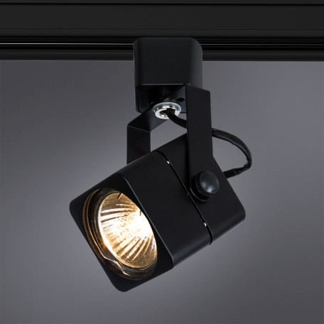 Светильник для трековой системы Arte Lamp Instyle Lente A1314PL-1BK, 1xGU10x50W - миниатюра 2