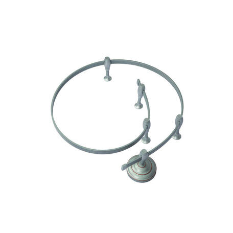Гибкий токопровод в сборе с комплектующими Arte Lamp Instyle A520027, серебро, металл