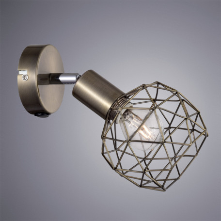 Настенный светильник с регулировкой направления света Arte Lamp Sospiro A6141AP-1AB, 1xE14x40W
