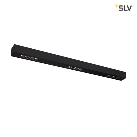 Потолочный светодиодный светильник SLV Q-LINE® BAP CL 1m LED 1000686, LED 3000K, черный, металл