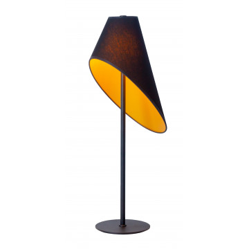 Настольная лампа Topdecor Bee T1 12 02/21, 2xG9x50W, черный, черный с золотом, металл, текстиль - миниатюра 1