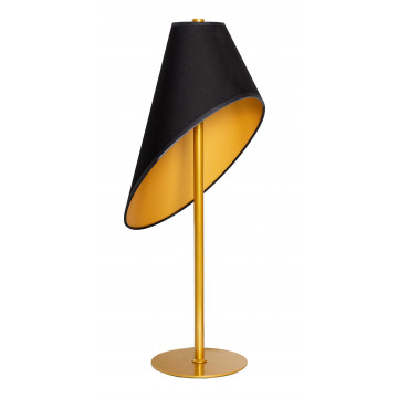 Настольная лампа Topdecor Bee T1 21 02/21, 2xG9x50W, золото, черный с золотом, металл, текстиль