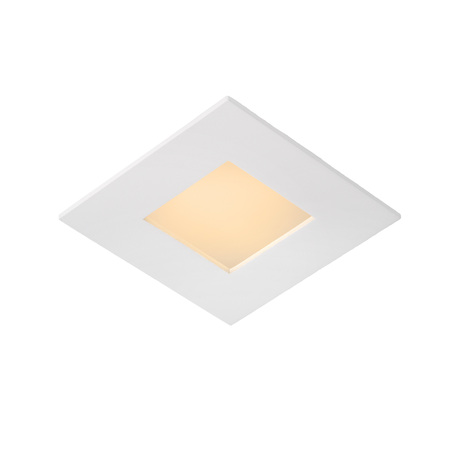 Встраиваемая светодиодная панель Lucide Brice-LED 28907/10/31, IP40, LED 8W 3000K 461lm CRI80, белый, металл с пластиком