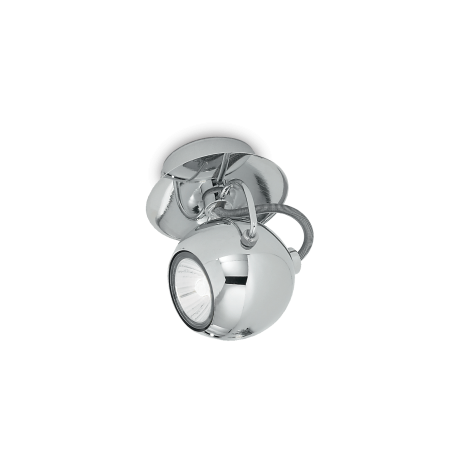 Потолочный светильник с регулировкой направления света Ideal Lux LUNARE AP1 CROMO 066790 SALE, 1xGU10x28W