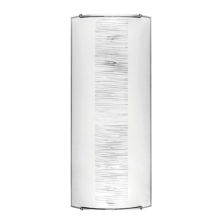 Настенный светильник Nowodvorski Zebra 1112, 2xE14x60W, хром, белый, серый, металл, стекло - миниатюра 1