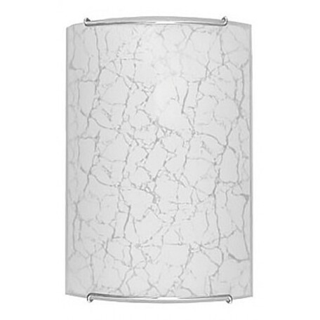 Настенный светильник Nowodvorski Cracks 1117, 1xE14x60W, хром, белый, серый, металл, стекло - миниатюра 1