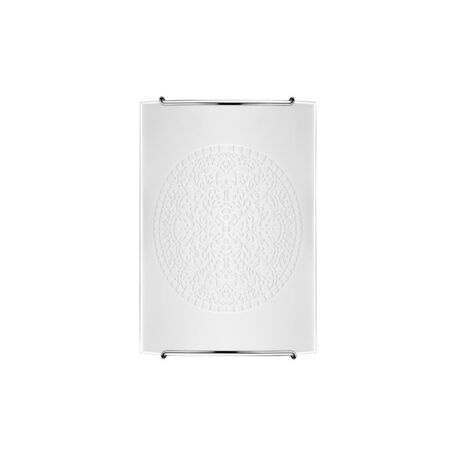 Настенный светильник Nowodvorski Rosette 5692, 1xE14x60W, хром, белый, металл, стекло - фото 1