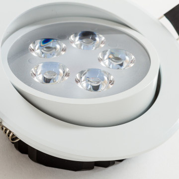 Встраиваемый светодиодный светильник Nowodvorski Ceiling LED 5958, LED 5W 4000K 450~500lm, белый, металл, металл с пластиком - миниатюра 3