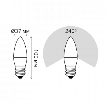Схема с размерами Gauss Elementary 33218