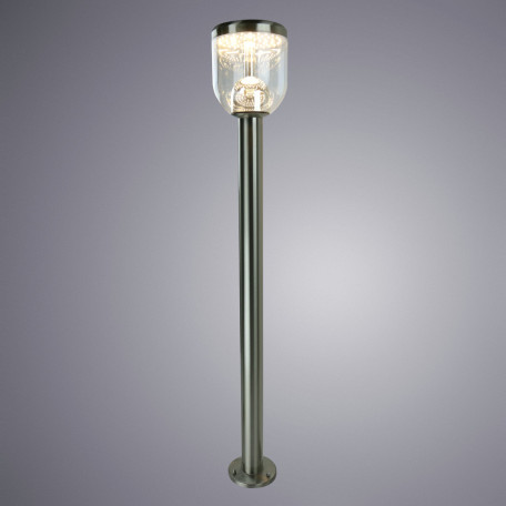 Садово-парковый светодиодный светильник Arte Lamp Instyle Inchino A8163PA-1SS, IP44, серебро, прозрачный, металл, пластик - фото 1