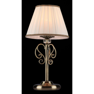 Настольная лампа Maytoni Vintage ARM420-22-R, 1xE14x40W, бронза с прозрачным, белый, металл, текстиль - фото 3