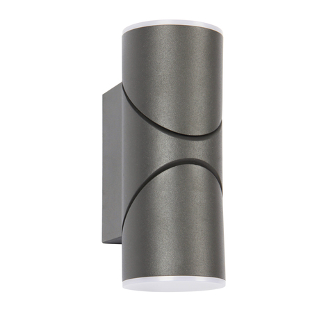 Настенный светодиодный светильник Favourite Pilon 3028-2W, IP54, LED 13W 4000K 600lm, черный с белым, черный