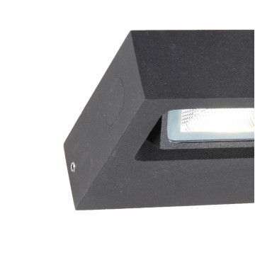Настенный светодиодный светильник Favourite Trendy 3033-1W, IP65, LED 7,5W 4000K 500lm, черный - миниатюра 2