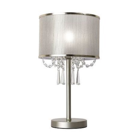 Настольная лампа Favourite F-Promo Elfo 3043-1T, 1xE27x60W, серебряный, бежевый с золотым, прозрачный