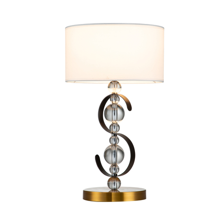 Настольная лампа Favourite Opera 2994-1T, 1xE14x40W, золотой с темно-коричневым, золотой с прозрачным, белый