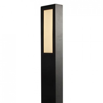 Уличный светодиодный фонарь Favourite Slender 3037-1T, IP65, LED 13W 4000K 350lm, черный с белым, черный - миниатюра 3