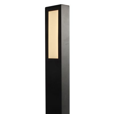 Уличный светодиодный фонарь Favourite Slender 3037-1T, IP65, LED 13W 4000K 350lm, черный с белым, черный - фото 3