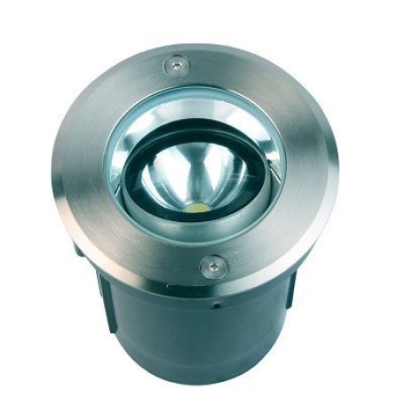 Встраиваемый в уличное покрытие светодиодный светильник Favourite Earthen 3039-1U, IP67, LED 6,5W 4000K 515lm, холодный стальной, холодный стальной с прозрачным