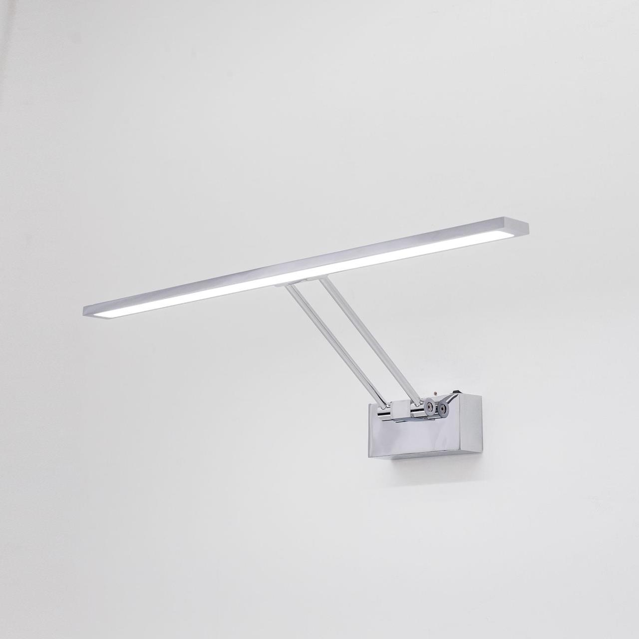 Настенный светодиодный светильник для подсветки картин Citilux Визор CL708501, LED 12W 3600K 900lm, хром, металл - фото 4