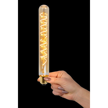 Филаментная светодиодная лампа Lucide 49035/25/62 цилиндр E27 5W, 2200K (теплый) CRI80 220V, гарантия 30 дней - миниатюра 3