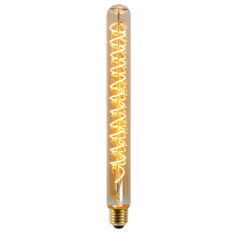 Филаментная светодиодная лампа Lucide 49035/30/62 цилиндр E27 5W, 2200K (теплый) CRI80 220V, гарантия 30 дней