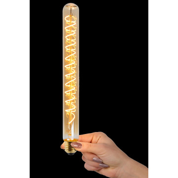 Филаментная светодиодная лампа Lucide 49035/30/62 цилиндр E27 5W, 2200K (теплый) CRI80 220V, гарантия 30 дней - миниатюра 3