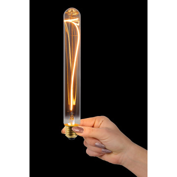 Филаментная светодиодная лампа Lucide 49047/25/65 цилиндр E27 5W, 2200K (теплый) CRI80 220V, гарантия 30 дней - миниатюра 3