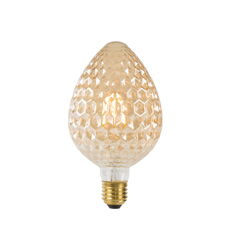 Филаментная светодиодная лампа Lucide 80105/06/62 свеча-шишка E27 6W, 2200K (теплый) CRI80 220V, гарантия 30 дней