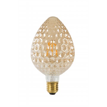 Филаментная светодиодная лампа Lucide 80105/06/62 свеча-шишка E27 6W, 2200K (теплый) CRI80 220V, гарантия 30 дней - миниатюра 2