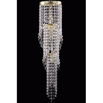 Бра Artglass KAMILA BALLS CE dia 350 mm, 3xE14x40W, золото, прозрачный, металл, хрусталь Artglass Crystal Exclusive - миниатюра 1