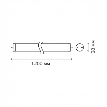 Схема с размерами Gauss Elementary 93039