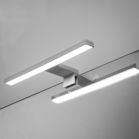 Настенный светодиодный светильник для подсветки зеркал Arte Lamp Stecca A2737AP-1WH, IP44, LED 7W 4000K 525lm CRI≥80 - миниатюра 3