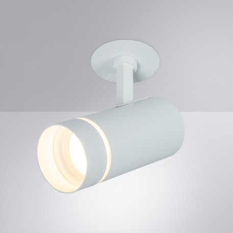 Встраиваемый светильник с регулировкой направления света Arte Lamp Nahn A3221PL-1WH, 1xGU10x15W - миниатюра 2