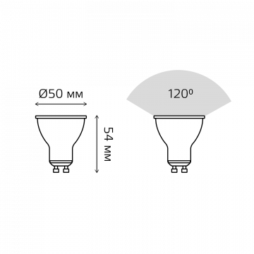 Схема с размерами Gauss Elementary 13629