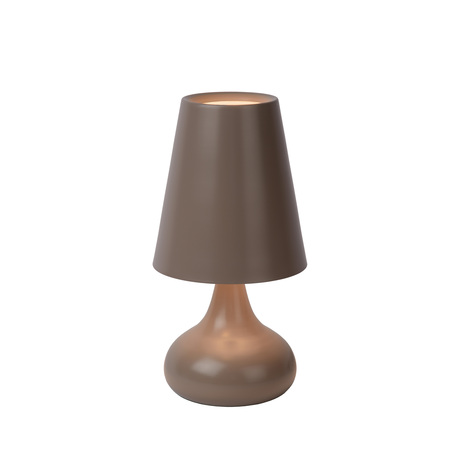Настольная лампа Lucide Isla 34500/81/41, 1xE14x40W, коричневый, металл
