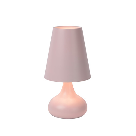 Настольная лампа Lucide Isla 34500/81/66, 1xE14x40W, розовый, металл - миниатюра 1
